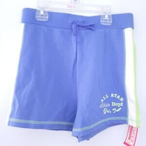 New Girls Shorts 10/12 Purple Cotton Blend Comfy!